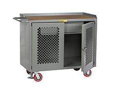 Little Giant Mhp2D-2436-Hdfl Mobile Bench Cabinets With Heavy-Duty Drawer, 41"H X 24"D X 36"W, 3600 Lb Capacity