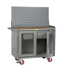 Little Giant Mhp2D-Hdfl-Lp Mobile Bench Cabinets With Heavy-Duty Drawer, 41"H X 24"D X 48"W, 3600 Lb Capacity