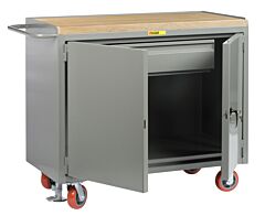 Little Giant Mj-2D-2448-Hdfl Mobile Bench Cabinets With Heavy-Duty Drawer, 42.75"H X 24"D X 48"W, 3600 Lb Capacity