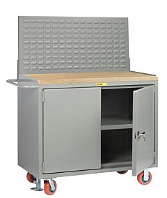 Little Giant Mj3-2D-2436Fllp Mobile Bench Cabinets With Locking Doors, 42.75"H X 24"D X 36"W, 3600 Lb Capacity