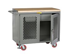 Little Giant Mjp2D-2448-Hdfl Mobile Bench Cabinets With Heavy-Duty Drawer, 42.75"H X 24"D X 48"W, 3600 Lb Capacity