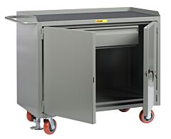 Little Giant Mm-2D-2436-Hdfl Mobile Bench Cabinets With Heavy-Duty Drawer, 41"H X 24"D X 36"W, 3600 Lb Capacity