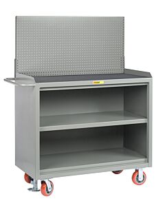 Little Giant Mm3-2448-Fl-Pb Mobile Bench Cabinets, 41"H X 24"D X 48"W, 3600 Lb Capacity