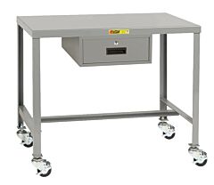 Little Giant Mt1-2436-18Ed3R Mobile Steel Top Machine Tables, 18"H X 24"D X 36"W