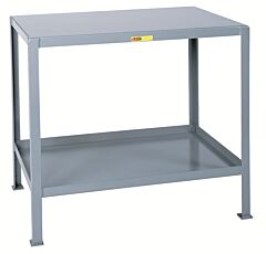 Little Giant Mt1832-2 Multi-Shelf Machine Table, 32.5"H X 18"D X 32"W, 2000 Lb Capacity
