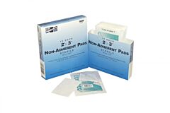 First Aid Only 3-601 2" X 3" Non-Adherent Pads, 10/Box