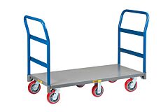 Little Giant Nb6W3660-6Py-2H 6-Wheel Platform Truck; 2 Handles, 36"W X 60"L, 3600 Lb Capacity