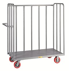 Little Giant Ot2436-6Py 3-Sided Bulk Trucks; Tubular Steel Sides, 24"W X 36"L, 3600 Lb Capacity