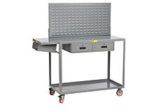 Little Giant Qc2436-Tl2Drlp Work Height Mobile Workstation, 42"H X 24"D X 36"W, 1200 Lb Capacity