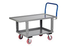 Little Giant Rnl2-3060-6Pyah Ergonomic Work Height Platform Truck With Lipped Deck, 30"W X 60"L, 2000 Lb Capacity