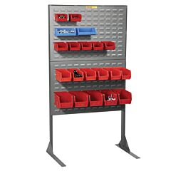 Little Giant S1S-Lp-36 Stationary Pegboard Or Louvered Panel Storage, 36"
