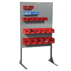 Little Giant S1S-Pb-36 Stationary Pegboard Or Louvered Panel Storage, 36"