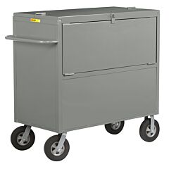Little Giant Sbs-3060-10Sr Security Box Truck With Solid Sides, 30"W X 60"L, 1500 Lb Capacity