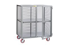 Little Giant Sc-2460-6Ppy Heavy-Duty Mobile Storage Locker, 24"W X 60"L, 2000 Lb Capacity