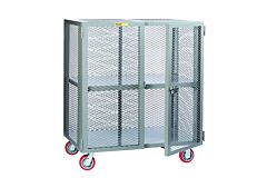 Little Giant Sc-A-2448-6Ppy Heavy-Duty Mobile Storage Locker, 24"W X 48"L, 2000 Lb Capacity
