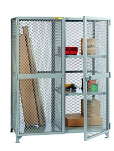 Little Giant Slc-2-3060 All-Welded Combination Cabinets W/2 Half Shelves, 30"W X 60"L