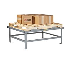Little Giant Sps-4848-18 Low Profile Stationary Pallet Stand, 48"W X 48"L, 4000 Lb Capacity