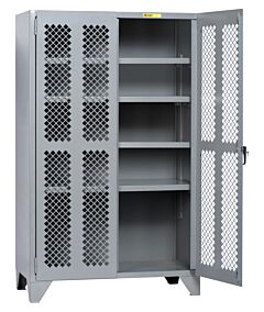 Little Giant Sslp4-A-2460 High Visibility Storage Cabinet, 24"W X 60"L