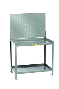 Little Giant Sw-2448-Ll-Pb Stationary Steel Workstation, 39" To 42"H X 24"D X 48"W, 2000 Lb Capacity