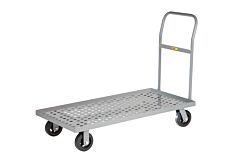 Little Giant T510-P-Lu Perforated Steel Deck Platform Truck, 24"W X 36"L, 1600 Lb Capacity
