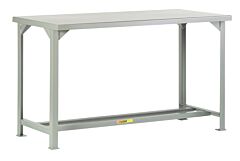Little Giant Wst1-2460-36 Fixed Height Welded Steel Workbenches, 36"H X 24"D X 60"W, 4500 Lb Capacity