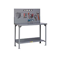Little Giant Wst2-3072-36-Pb Fixed Height Welded Steel Workbenches, 36"H X 30"D X 72"W, 4000 Lb Capacity