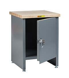 Little Giant Wtc-1D-2424-Ll Compact Work Center Cabinet With Locking Door, 34" To 37"H X 24"D X 24"W, 1000 Lb Capacity