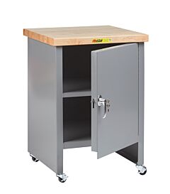 Little Giant Wtc1-1D-2424-3R Compact Work Center Cabinet With Locking Door, 37"H X 24"D X 24"W, 1000 Lb Capacity