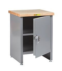 Little Giant Wtc1-1D-2424-Ll Compact Work Center Cabinet With Locking Door, 34" To 37"H X 24"D X 24"W, 1000 Lb Capacity