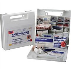 First Aid Only 225-An 50 Person First Aid Kit, Plastic Case With Dividers