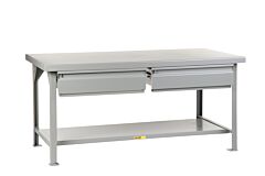Little Giant Ww-3672-2Hd Heavy-Duty Workbenches, 34"H X 36"D X 72"W, 10000 Lb Capacity
