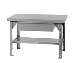 Little Giant Ww3660-Hd-Adj Heavy-Duty Workbenches, 30" To 38"H X 36"D X 60"W, 10000 Lb Capacity
