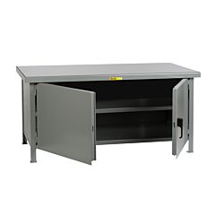 Little Giant Wwc2-3060 Heavy-Duty Cabinet Workbench, 34"H X 30"D X 60"W, 10000 Lb Capacity