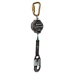 Safewaze 018-5005 Latitude Pro 7' Single Web Srl-P: Carabiner, Aluminum Snap Hook