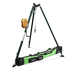 Safewaze 022-11037 10' Tech Tripod Kit: 65' Material Winch