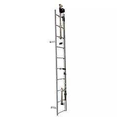 Safewaze 022-12134 Stainless Steel 90' Ladder Climb System, 4-Person Complete Kit