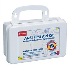 First Aid Only 238-An 10 Unit First Aid Kit, Plastic Case