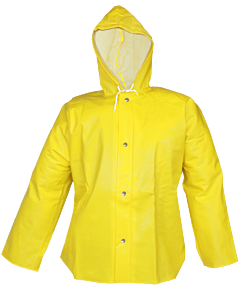 Tingley J31107 Webdri Yellow Jacket, Storm Fly Front, Attached Hood