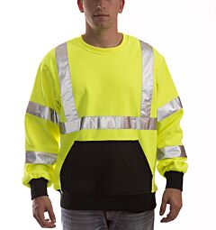 Tingley S78022 Job Sight Crew Neck, Lime