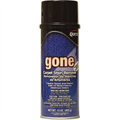 Questvapco 246001 Gone Carpet Stain Remover, Case Of 12 - 15 Oz Aerosol Cans