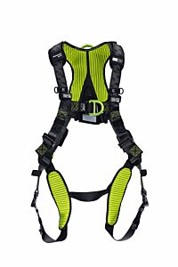 Honeywell Miller H7Ic2A3 H700 Full Body Harness, Back/Front D-Rings, 2X-Large, Qc Chest/Leg Buckles, Ic2