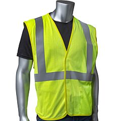 Pip 305-2105-5X Ansi Type R Class 2 Ar/Fr Mesh Safety Vest With "D" Ring Access, Yellow, Size 5X-Large
