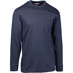 Pip 385-Frls-(Nv)-4X Ar/Fr Long Sleeve T-Shirt, Navy, Size 4X-Large