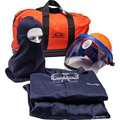 Pip 9150-52810T/S Ppe 2 Arc Flash Kit - 12 Cal/Cm2, Navy, Size Small