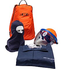 Pip 9150-5388Ebt/3X Ppe 2 Arc Flash Kit - 8 Cal/Cm2, Navy, Size 3X-Large