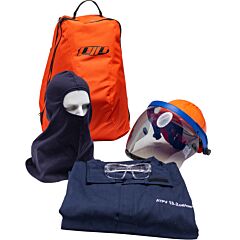 Pip 9150-5488Ebt/5X Ppe 2 Ar/Fr Dual Certified Kit - 12 Cal/Cm2, Navy, Size 5X-Large