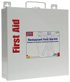 First Aid Only 260-U/Fao 75 Person Restaurant First Aid Kit, Metal Case