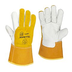 Tillman 1357 Premium Top Grain/Split Cowhide Mig Gloves, Ansi A7 Cut, Size 2X-Large