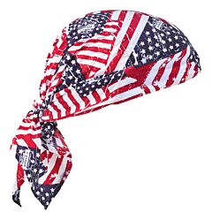 Ergodyne Chill-Its 6710 Cooling Bandana Triangle Hat - Polymers - Tie