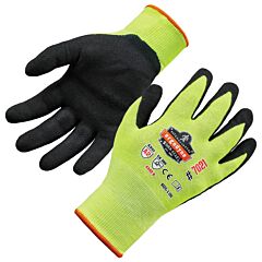 Ergodyne Proflex 7021 Hi-Vis Nitrile Coated Cut Resistant Gloves